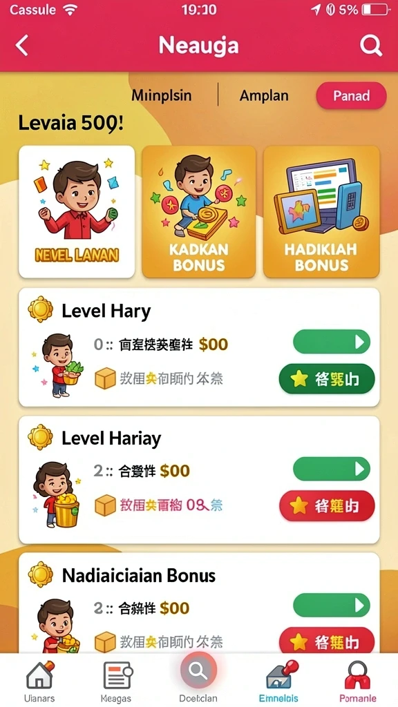 f08 - Skenario yang mendebarkan di setiap level permainan.