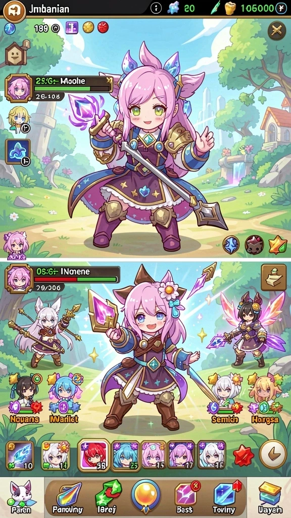 valohoki - Screenshot menampilkan tampilan awal permainan VALOHOKI.