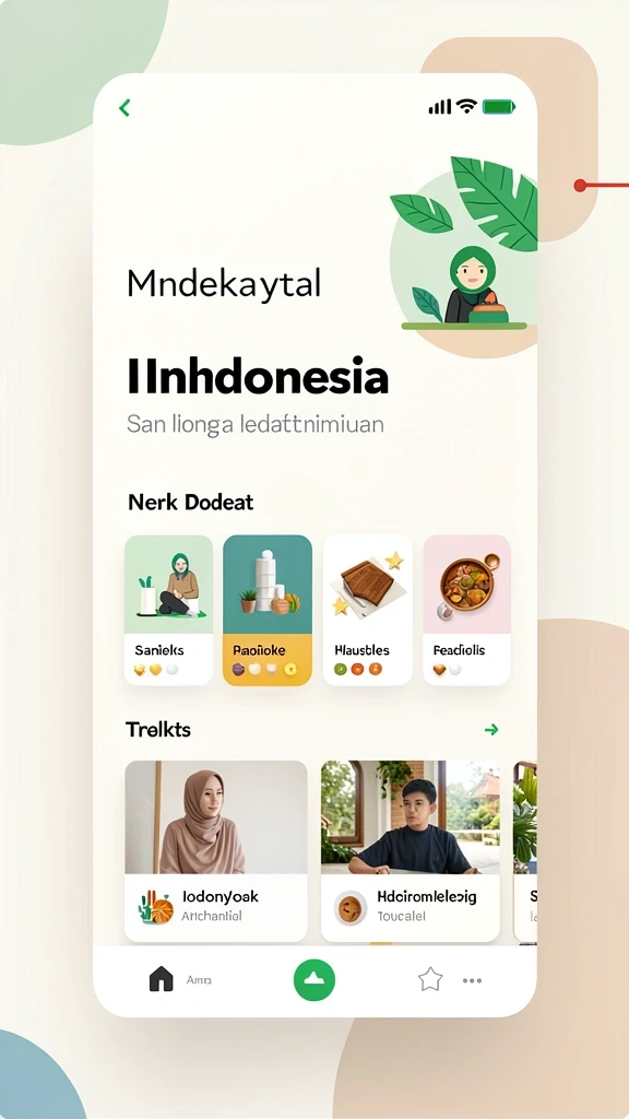 winidn - Tampilan utama aplikasi yang menarik dan mudah digunakan.
